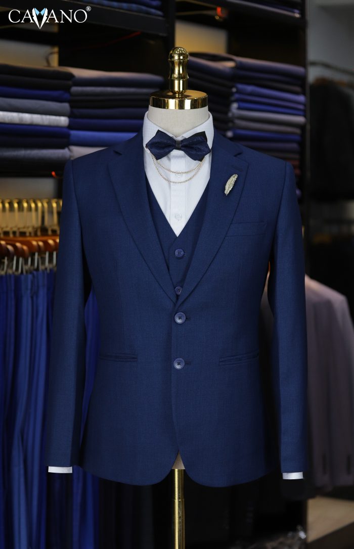 Vest nam màu xanh navy 874