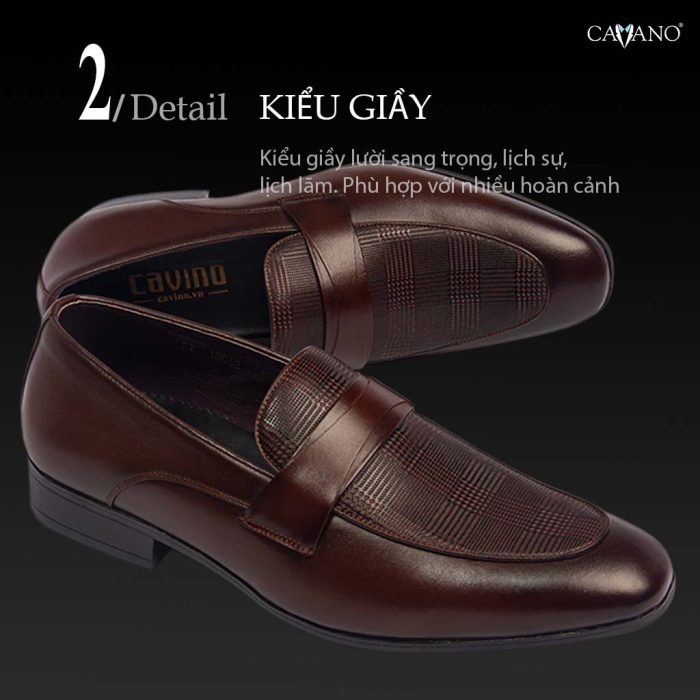 GIÀY TÂY NAM CAO CẤP MÀU NÂU G03