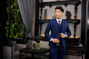Vest màu xanh đen