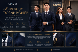 Đồng phục doanh nhiệp cavano uy tín chất lượng hàng đầu