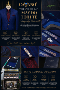 May đo cao cấp CAVANO- Bộ vest dành riêng cho bạn